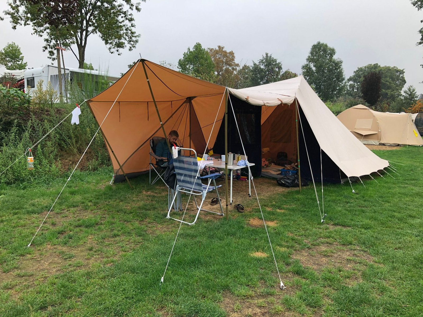 De Waard Lepelaar – compleet met varioluifel en accessoires, Caravans en Kamperen, Tenten, Ophalen, Gebruikt, Tot en met 4