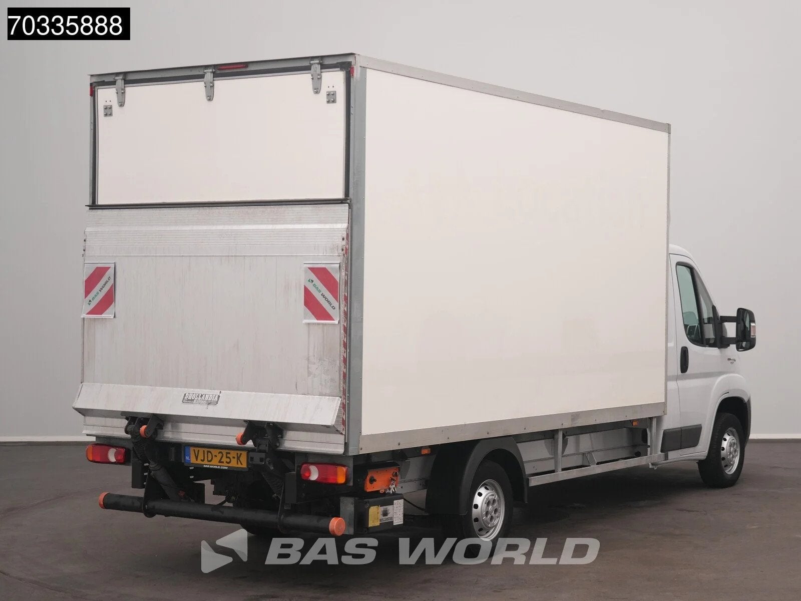 Fiat Ducato 130pk Laadklep D'Hollandia Bakwagen Airco Navi C, Stof, Gebruikt, Euro 6, 2500 kg