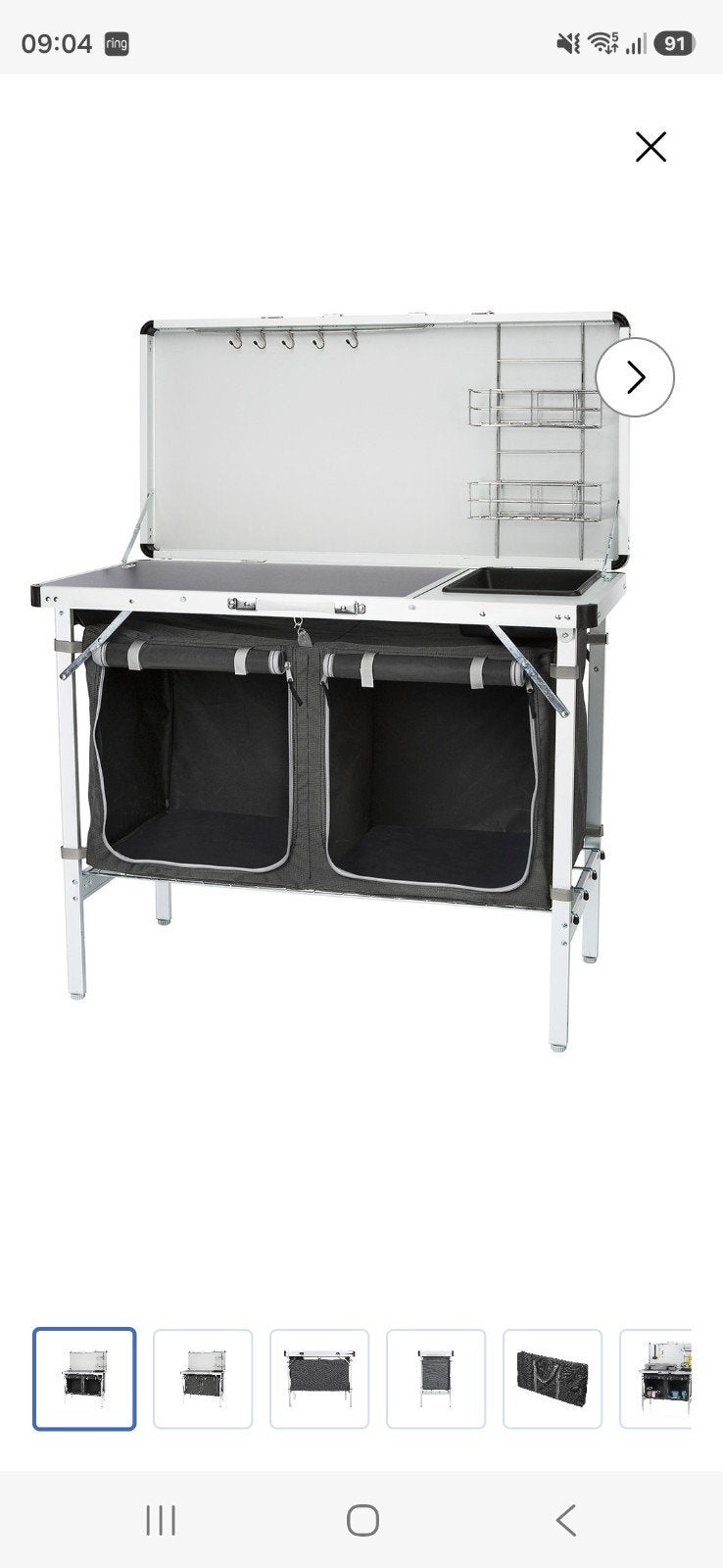 CamPart Granada keuken, Ophalen
