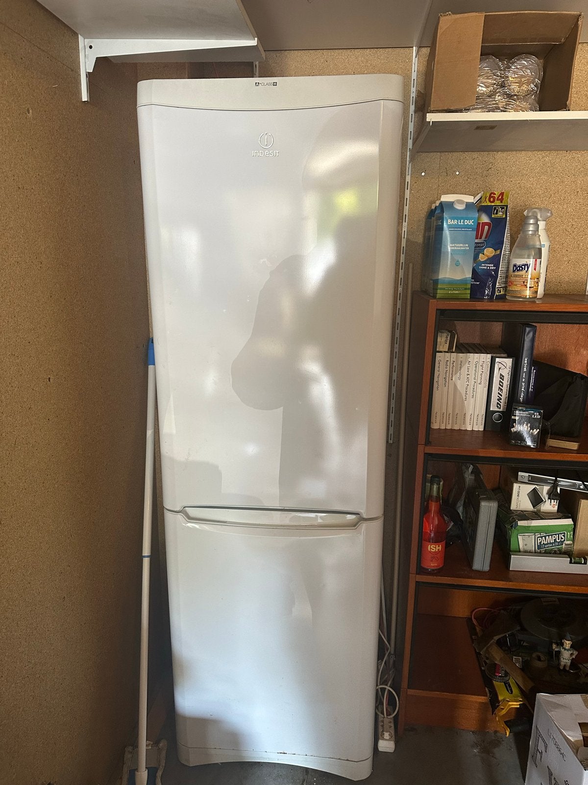 Prima Indesit Koel/vriescombinatie A+ Klasse, Ophalen, Gebruikt, 200 liter of meer, 60 cm of meer