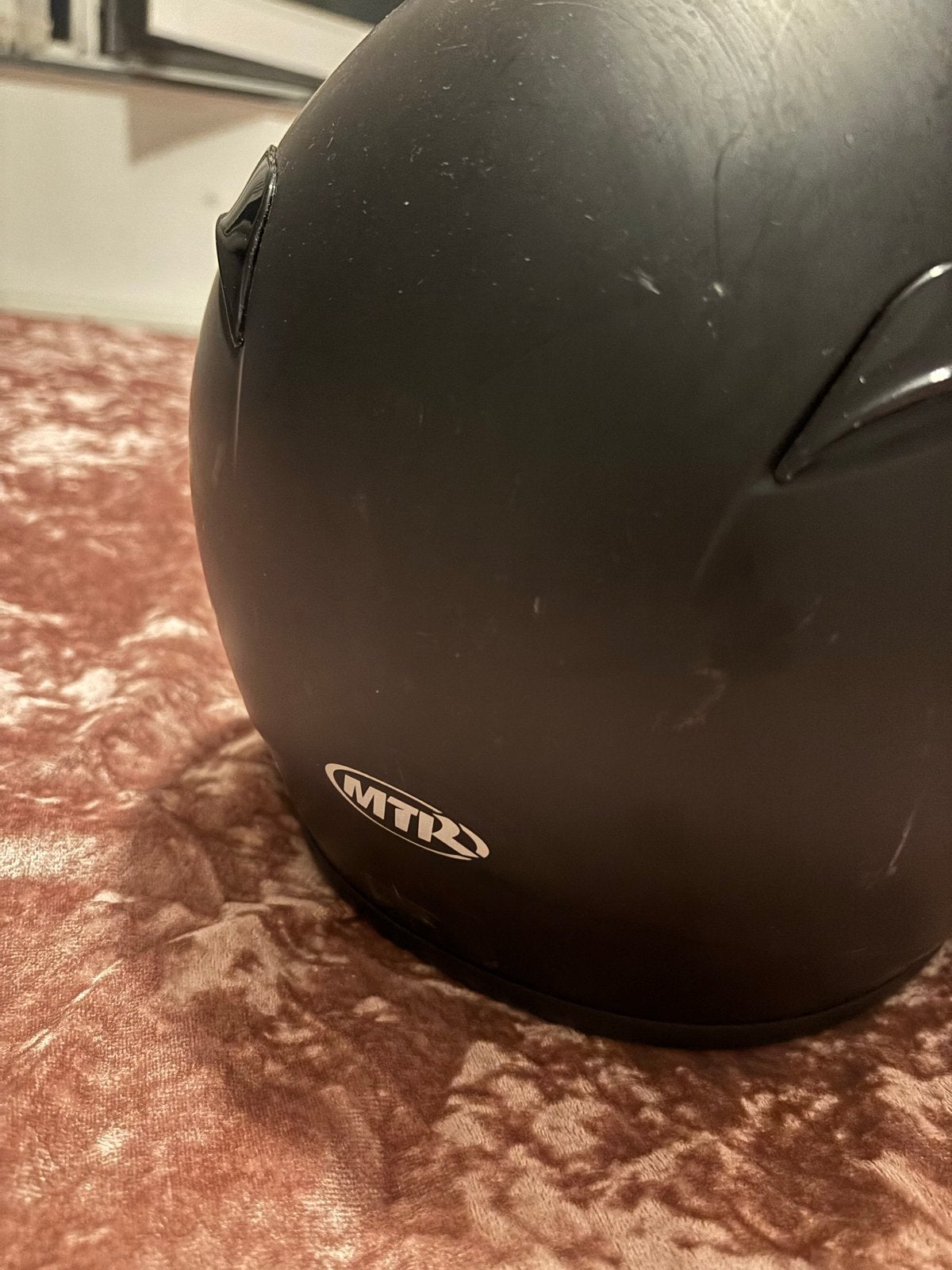 MTR Scooterhelm - Mat Zwart, Fietsen en Brommers, Brommerhelmen, Ophalen of Verzenden, Gebruikt, Medium