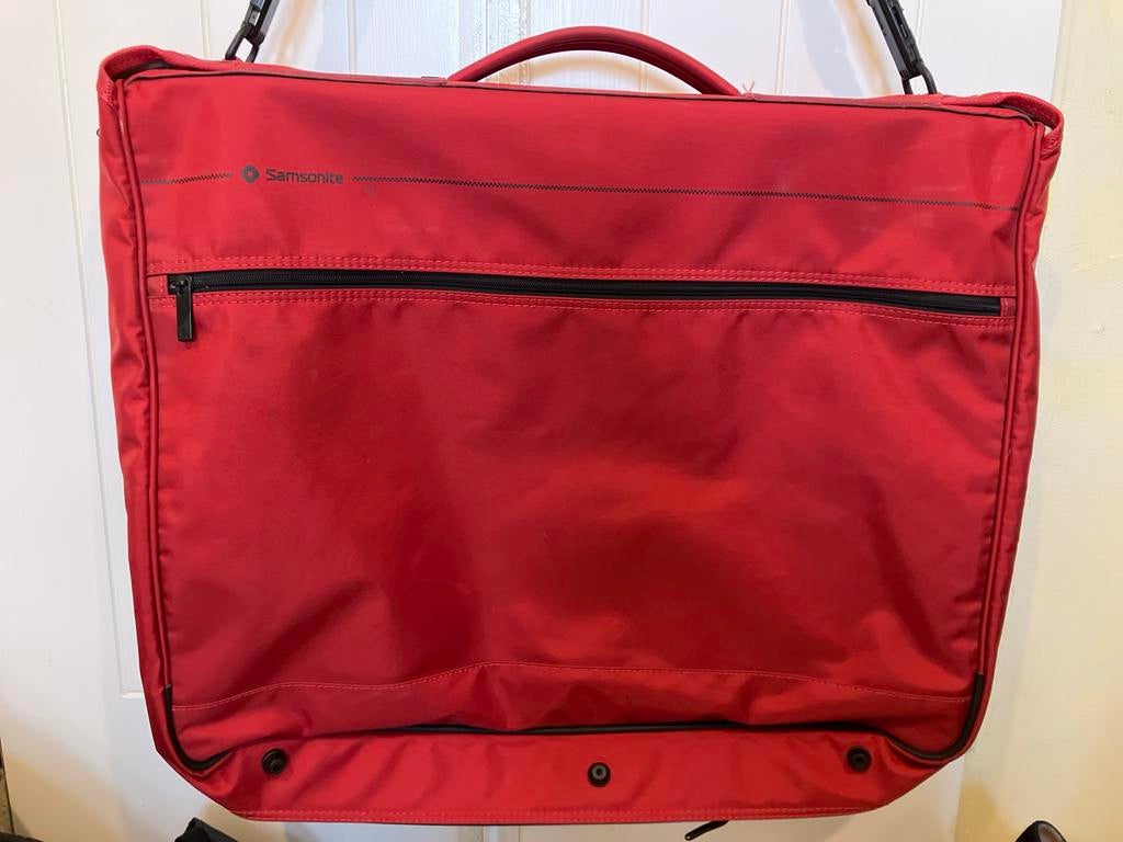 Samsonite kledingtas reistas - Rood, Gebruikt, 60 tot 80 cm, Rood, 35 tot 55 cm
