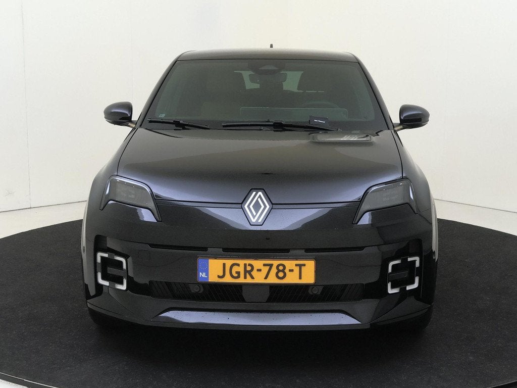 Renault 5 comfort range iconic cinq 52 kWh Pack Harman Kardo, Auto's, Renault, Stof, 150 pk, Zwart, Origineel Nederlands