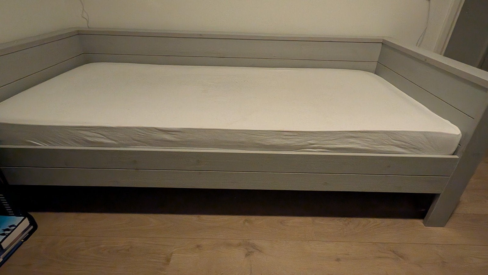 eenpersoonsbed, Ophalen, Eenpersoons, 210 cm, Hout