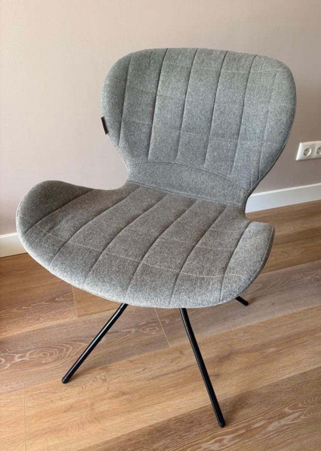 2 Zuiver eetkamerstoelen - Goede staat, snel ophalen!, Ophalen, Gebruikt, Twee, Stof