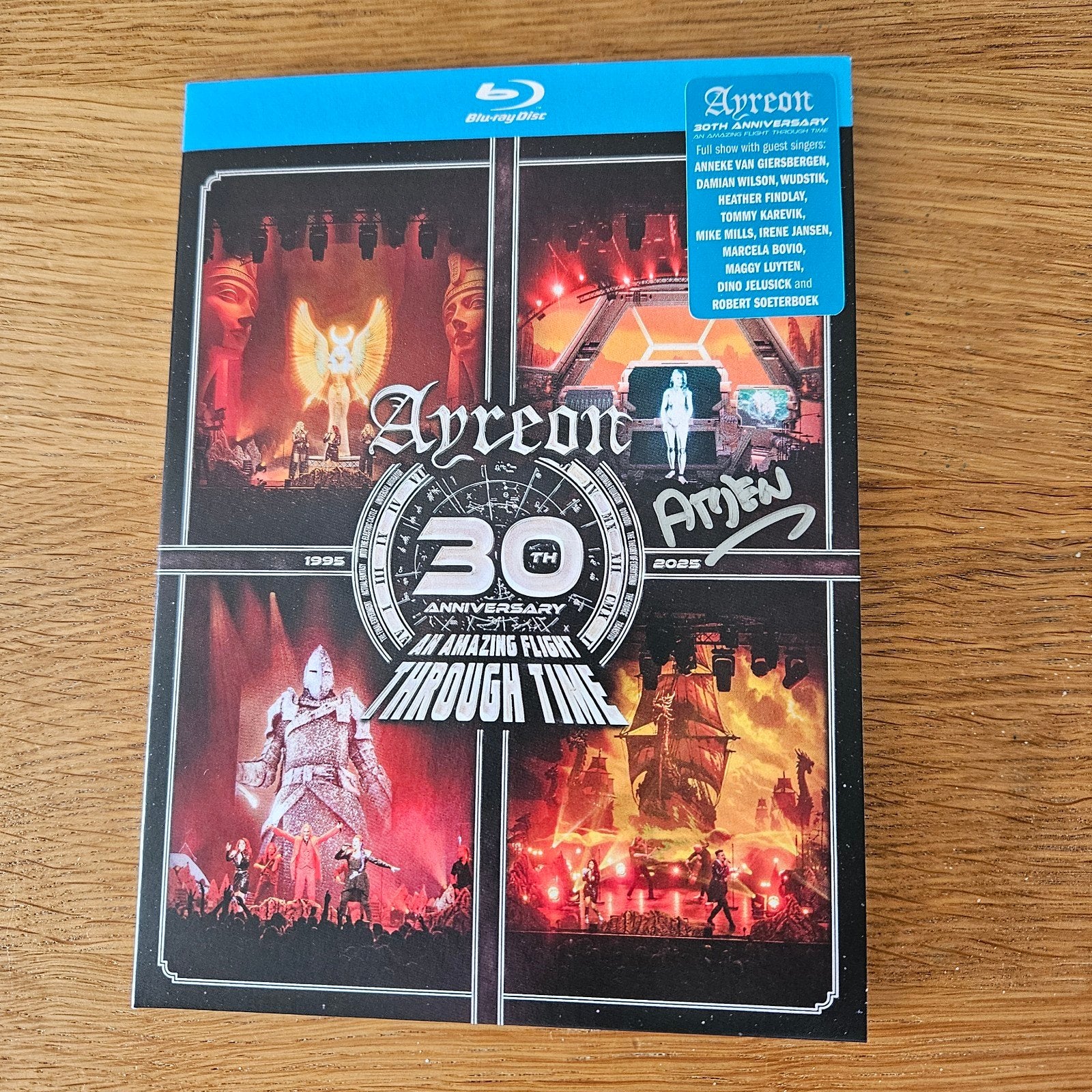 Ayreon 30th Anniversary (gesigneerd) + Universe + 01011001, Cd's en Dvd's, Blu-ray, Verzenden, Zo goed als nieuw, Muziek en Concerten