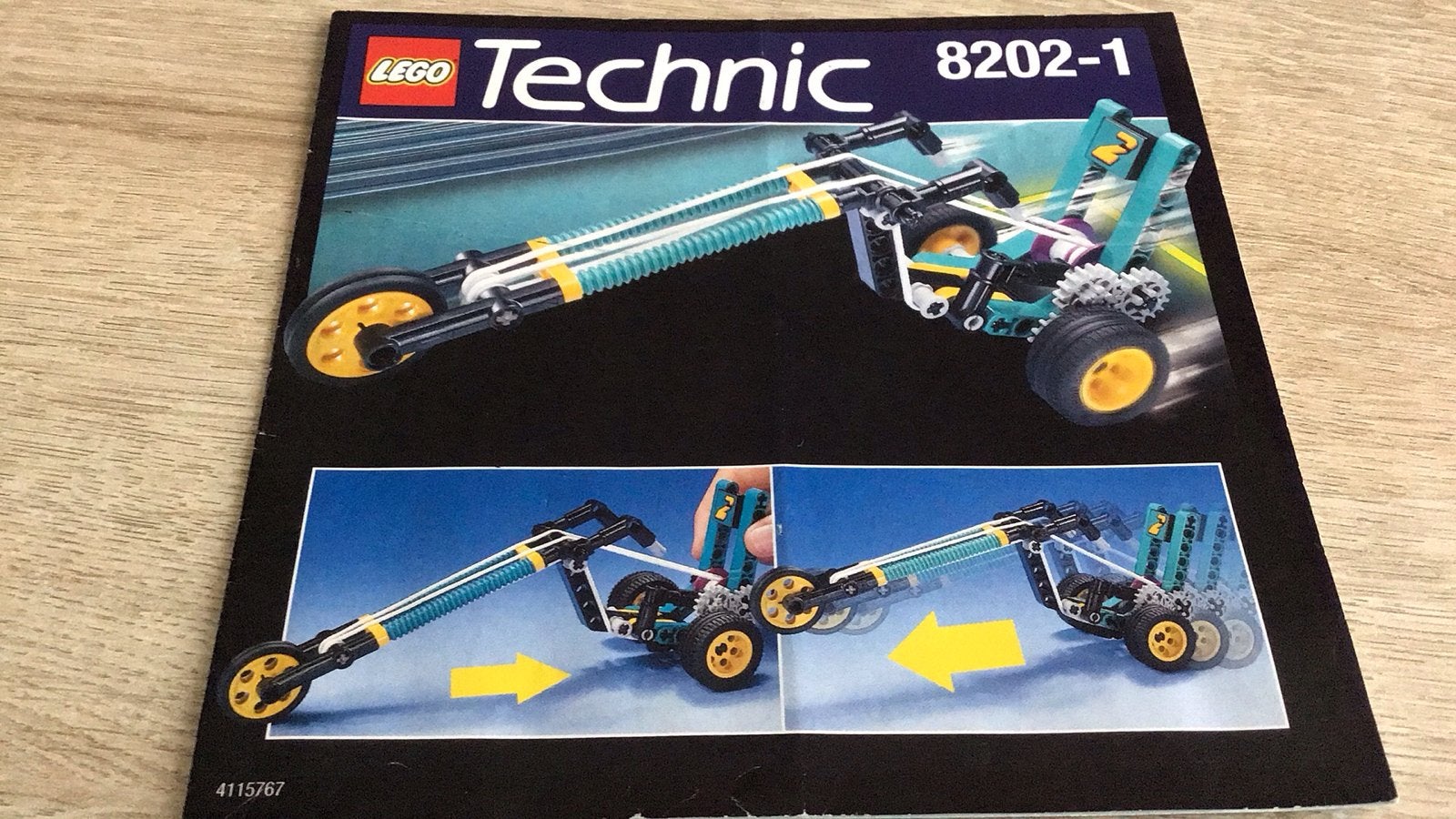LEGO Technic 8202-1 en 8222 - Dragster en Helikopter, Lego, Inclusief instructies, Ophalen of Verzenden, Zo goed als nieuw