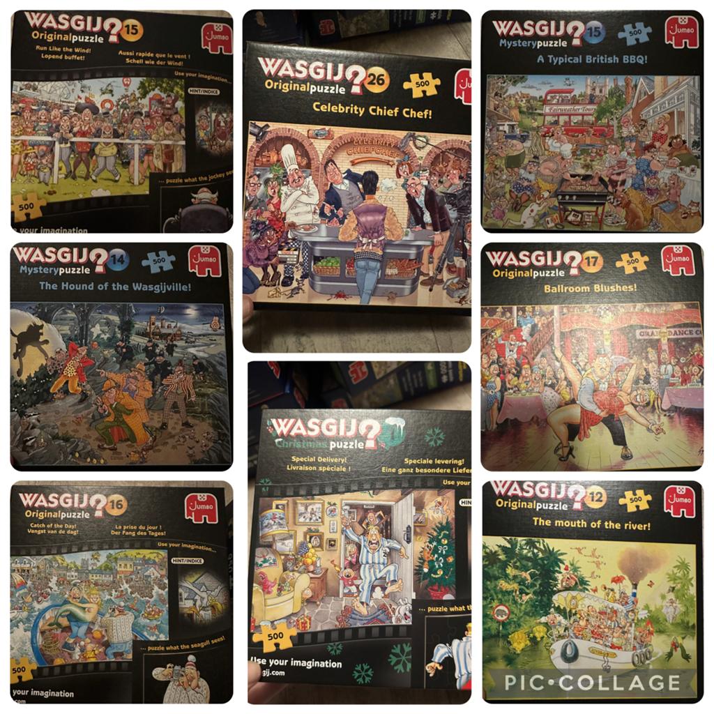 Wasgij puzzels verschillende 5 euro per stuk, Hobby en Vrije tijd, Denksport en Puzzels, Ophalen of Verzenden, 500 t/m 1500 stukjes