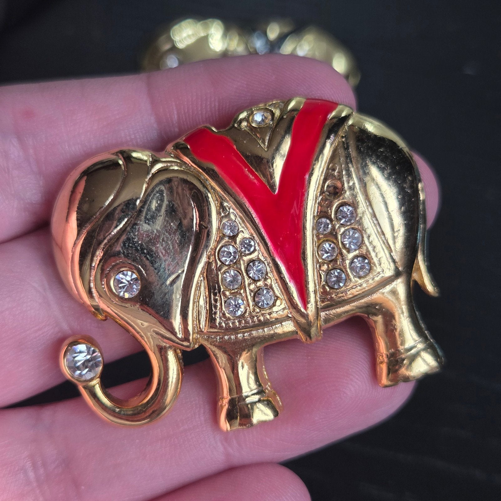 Hanger olifant, Ophalen of Verzenden, Zilver, Overige materialen