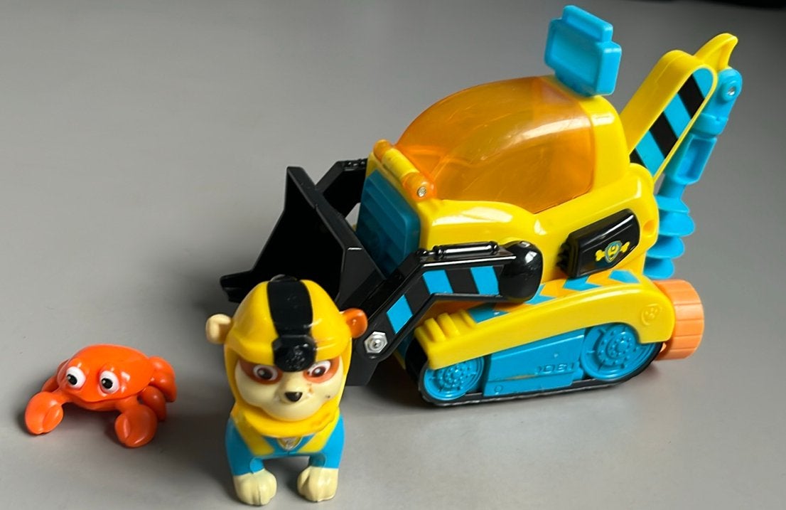 Pawpatrol voertuig met onderwater pup rubble., Ophalen, Gebruikt
