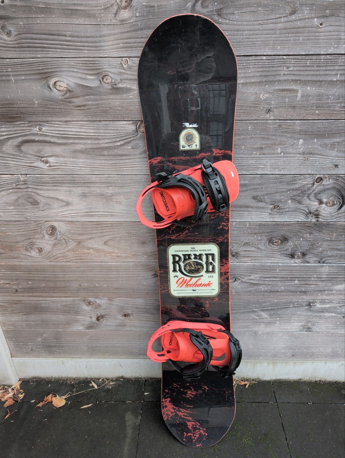 Complete snowboard set: Rome Mechanic, Ophalen, Gebruikt, Board