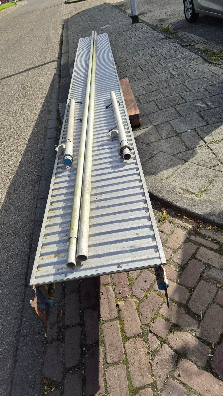 te koop 6 meter steiger loop vloeren -bruggen met leuning, Doe-het-zelf en Verbouw, Skyworks, Overige typen, Ophalen of Verzenden