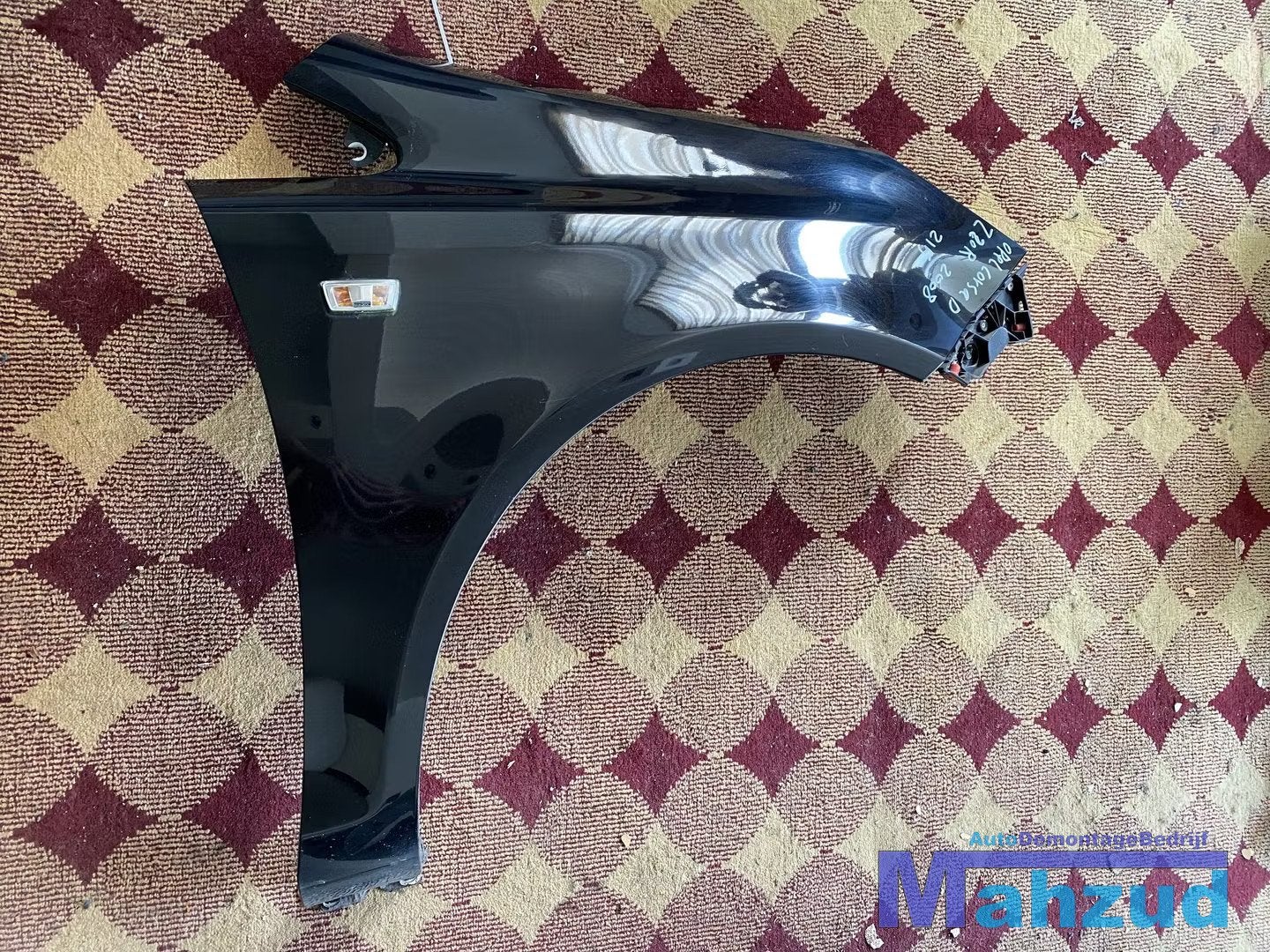 Opel Corsa D rechter voor scherm zijscherm zwart Z20R, Auto-onderdelen, Gebruikt, Voor, Opel Automobile GmbH, Ophalen of Verzenden
