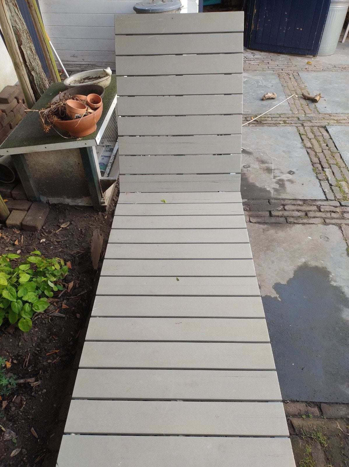 Te koop Ikea zonne ligbed, Tuin en Terras, Ophalen, Gebruikt, Kunststof, Verstelbaar