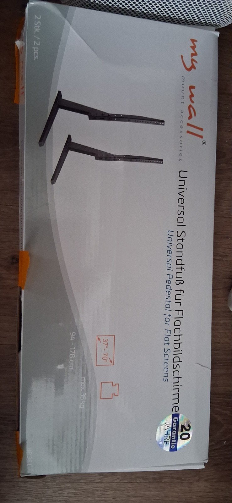 My Wall Universele TV Standaard Voet 37-70 inch, Ophalen, Nieuw