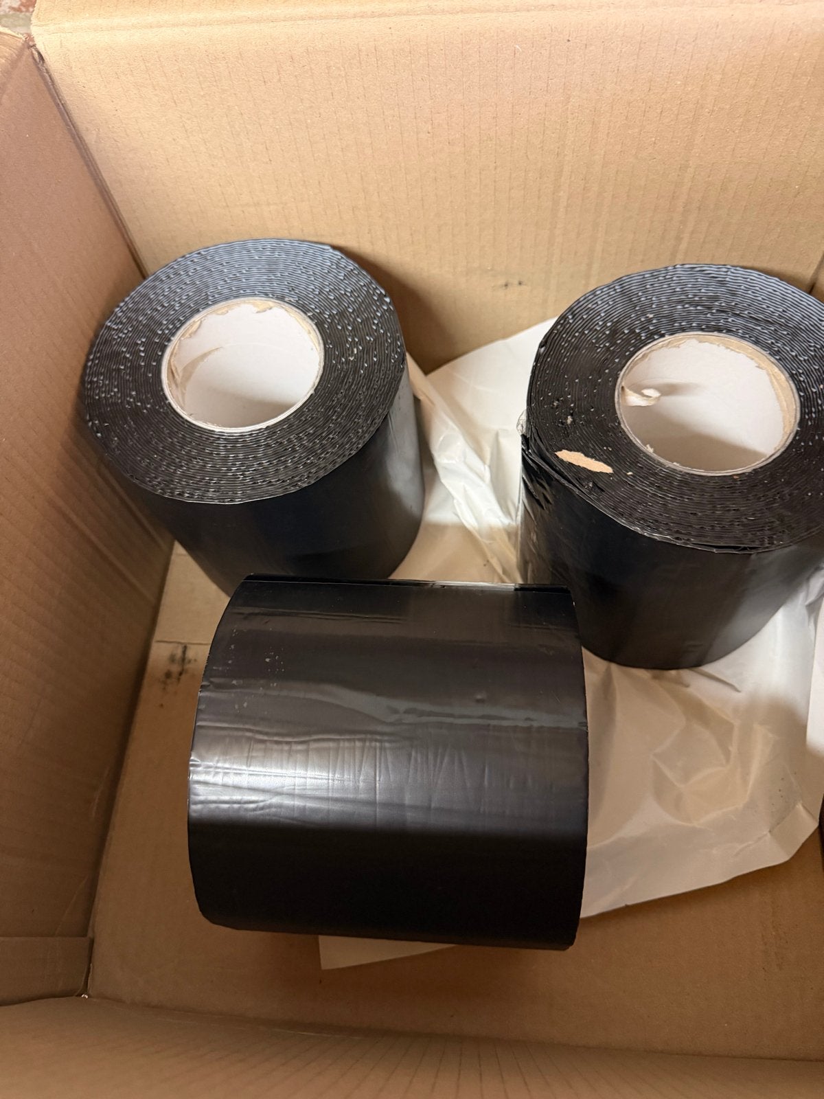 Butyl Antidreun CS301B Zwart 1,5x150 mm - 3 Rollen, Doe-het-zelf en Verbouw, Ophalen, Nieuw, Minder dan 5 m², Folie