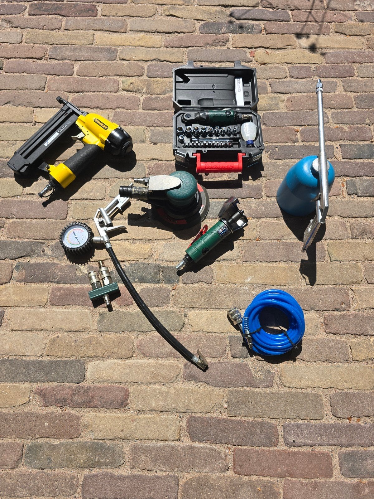 Stanley tacker en Parkside gereedschap set, Ophalen of Verzenden, Gebruikt, Tacker/nietmachine, Stanley
