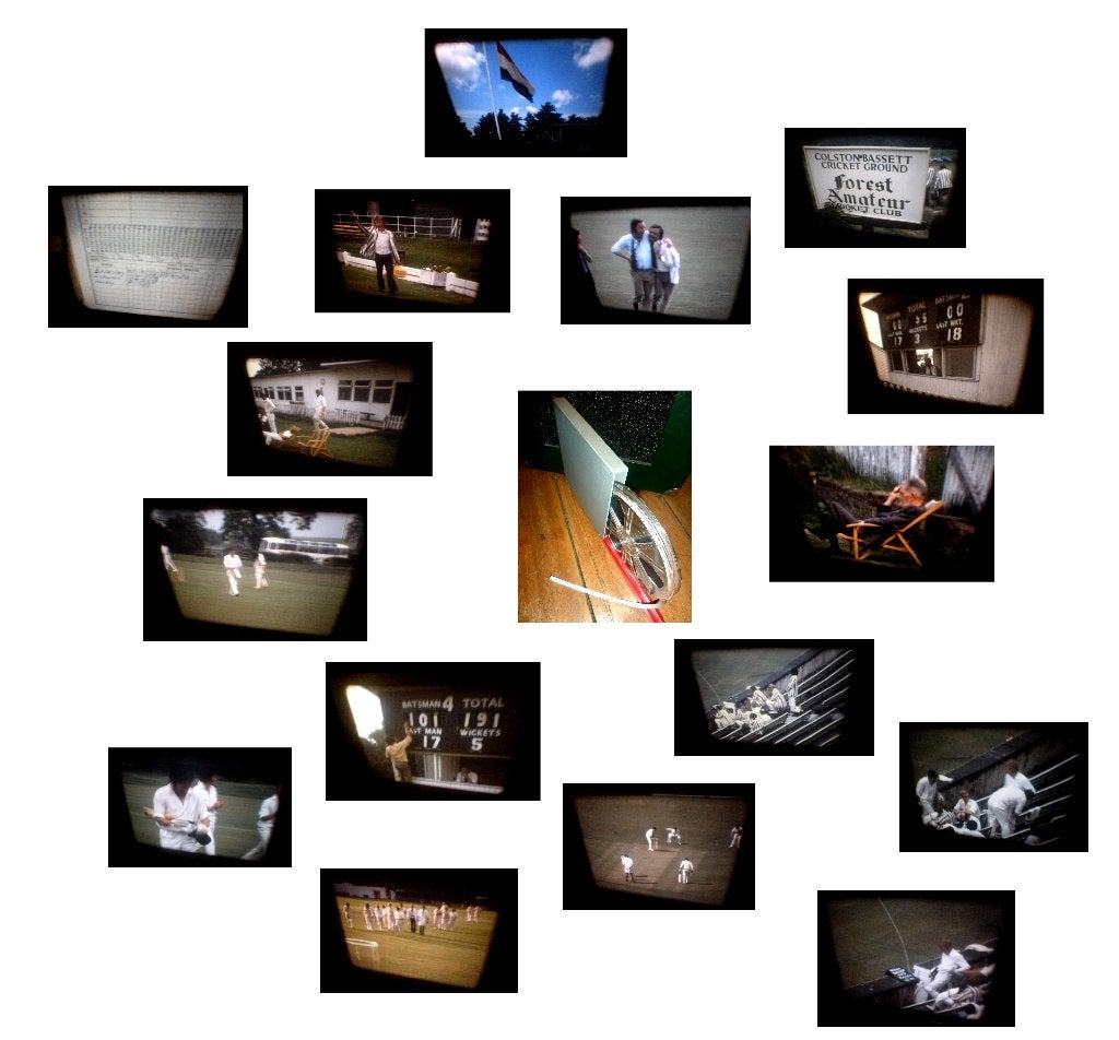 8mm film amateur Cricket Toer Engeland - 1973 - 180mtr, Audio, Tv en Foto, Filmrollen, Ophalen of Verzenden, 8mm film