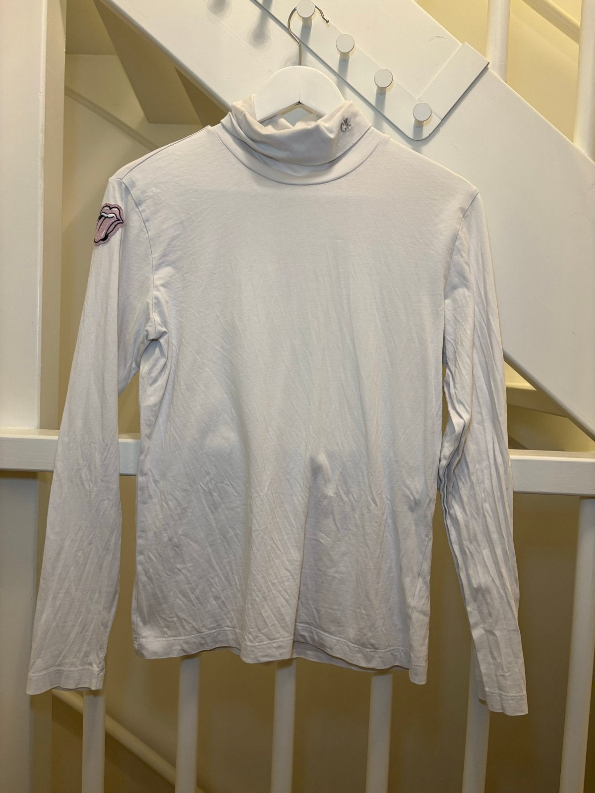 Calvin Klein coltrui, Wit, Ophalen of Verzenden, Zo goed als nieuw, Lange mouw