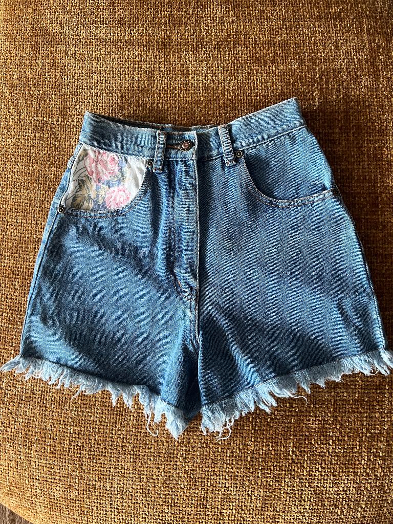 denim short, Kort, Blauw, Nieuw, Ophalen of Verzenden