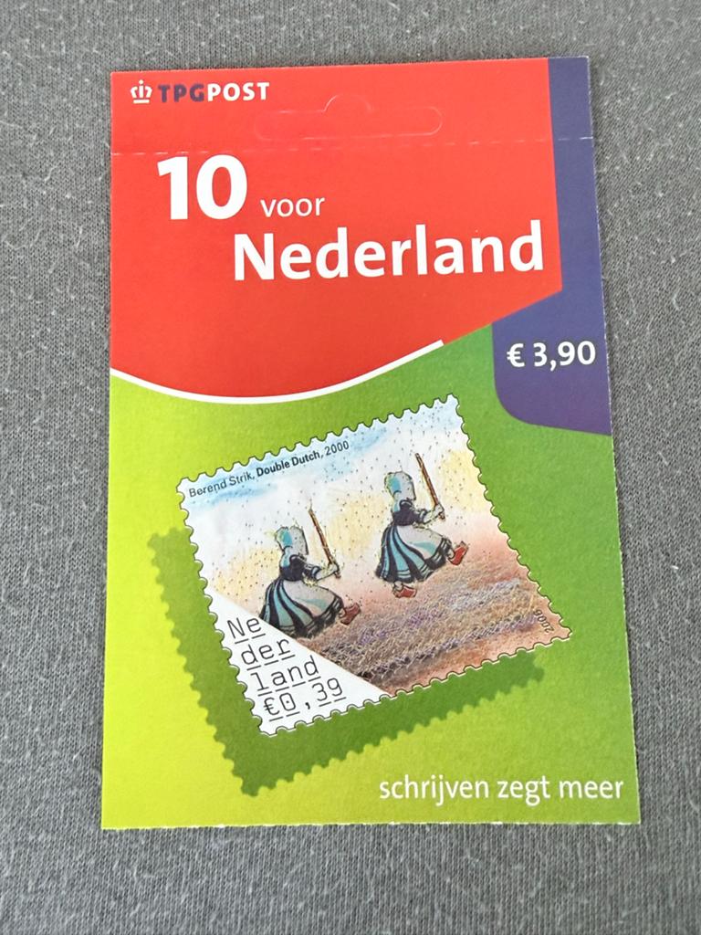 Dit is een boekje “10 voor Nederland” van TPG Post, Ophalen of Verzenden, Na 1940, Postfris