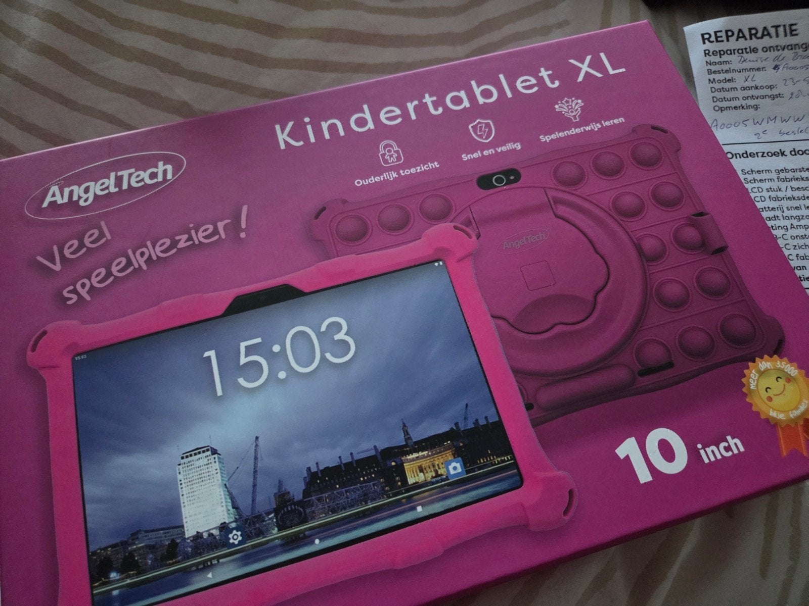 AngelTech Tablet 10 inch Screenprotector, Ophalen of Verzenden, Nieuw