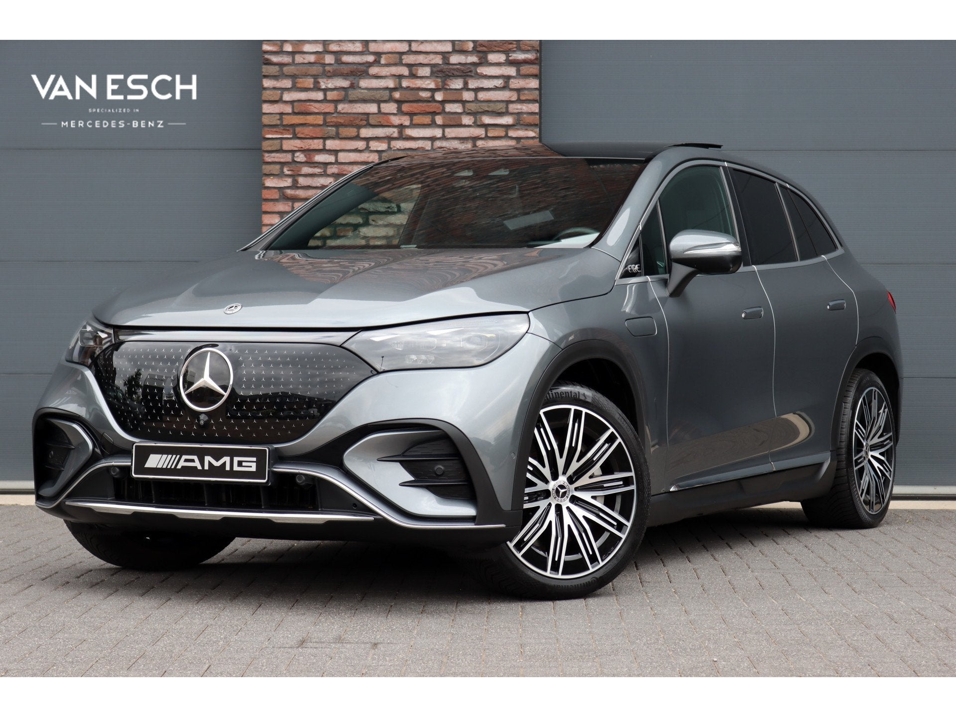 Mercedes-Benz EQE SUV 350+ AMG Line 96 kWh | Distronic+ | Pa, Auto's, Dealer onderhouden, Gebruikt, Zwart, EQE