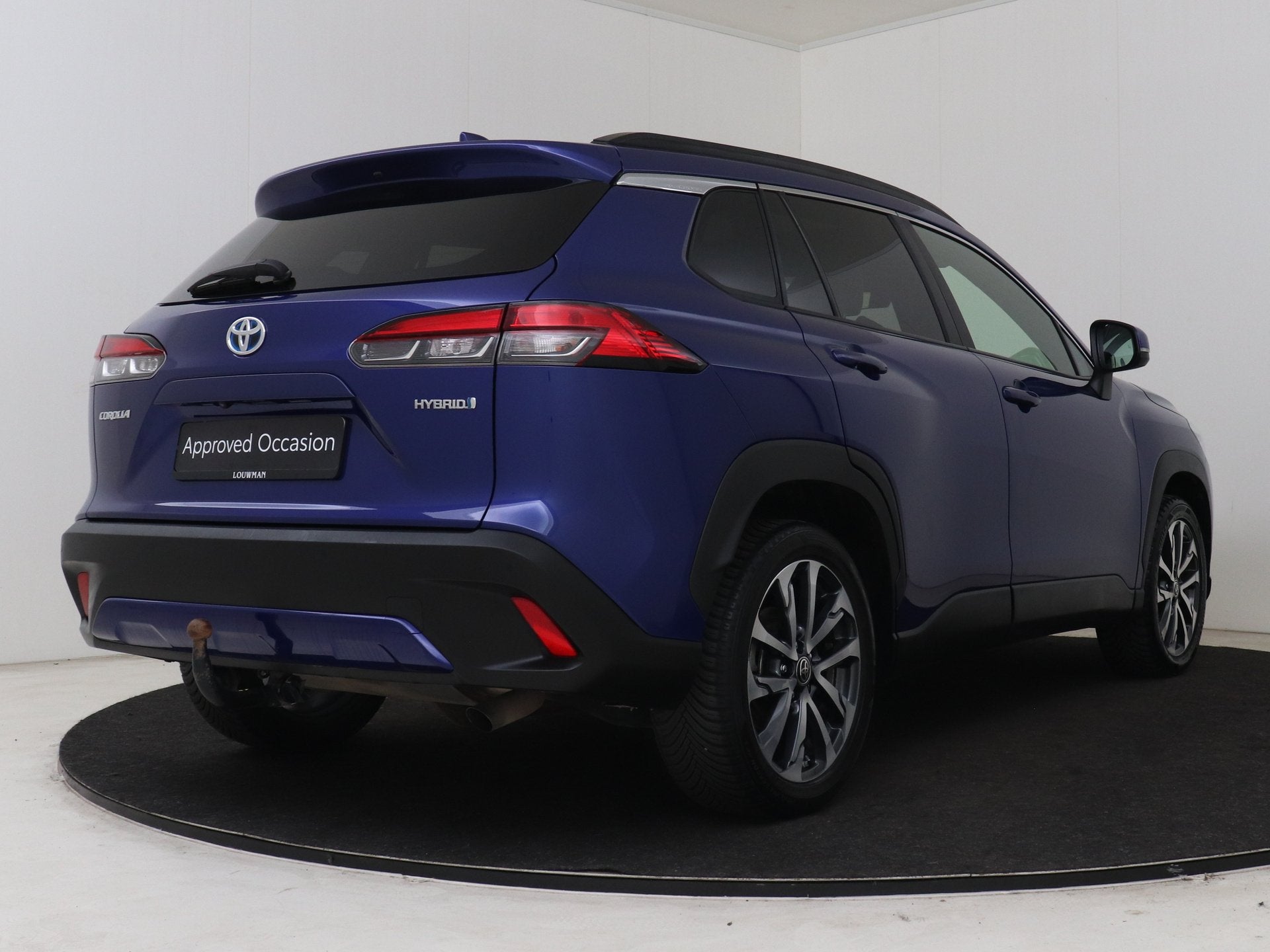 Toyota Corolla Cross 2.0 High Power Hybrid First Edition | P, Auto's, Toyota, Stof, Gebruikt, 4 cilinders, Blauw