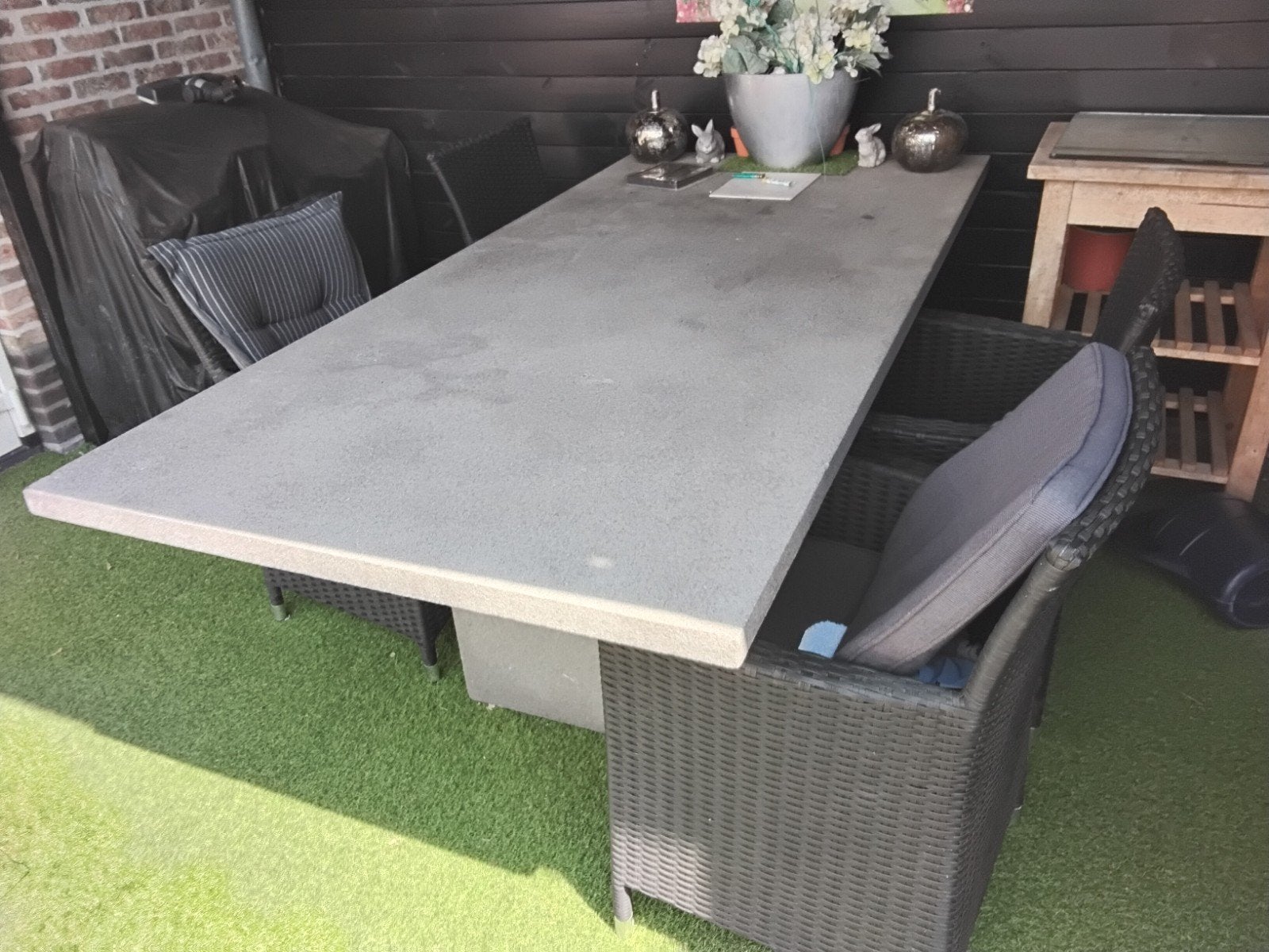 Tuintafel zware uitvoering, Ophalen, Overige materialen