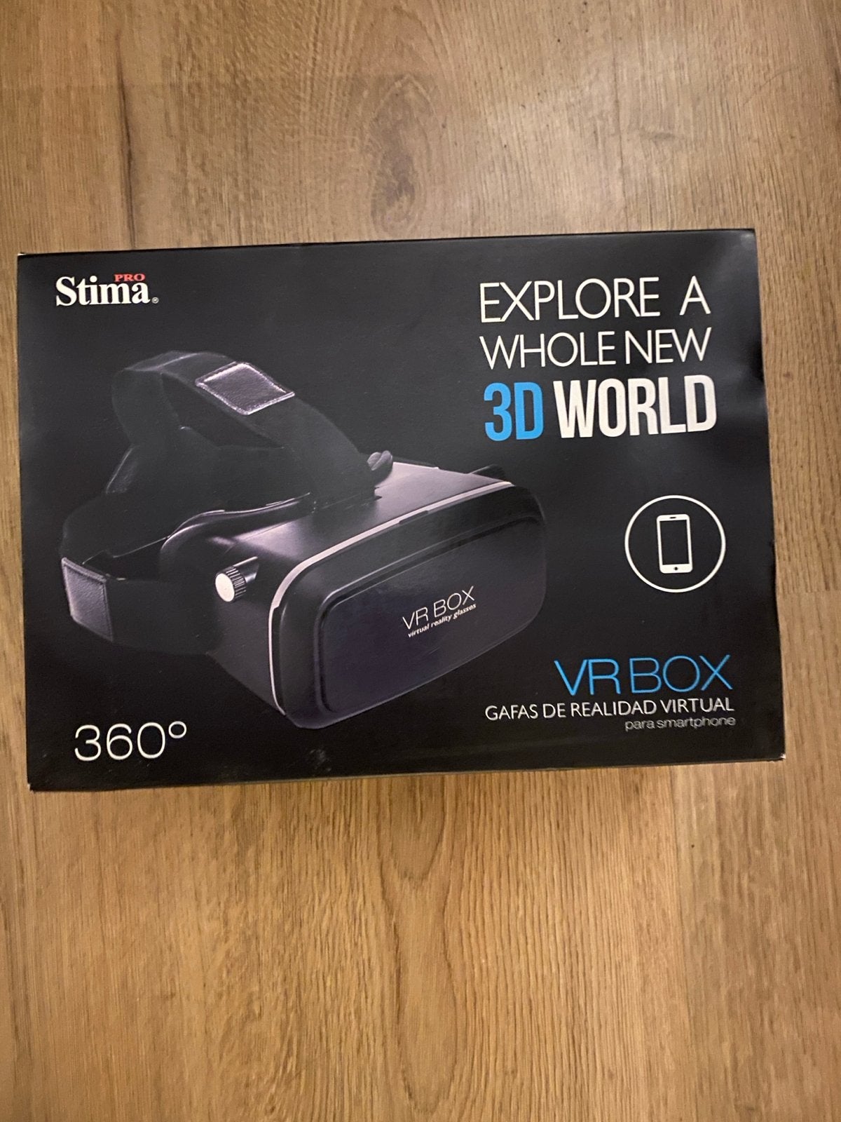 Nieuwe Stima Pro VR Box - Ontdek een 3D Wereld!, Ophalen of Verzenden, Nieuw, VR-bril, Telefoon