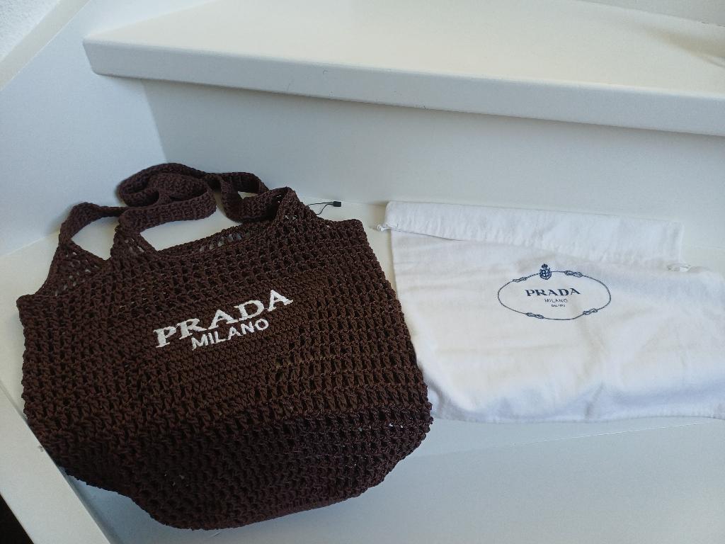 TAS PRADA MILANO INCL DUSTBAG NIEUW, Ophalen of Verzenden, Nieuw, Bruin, Shopper