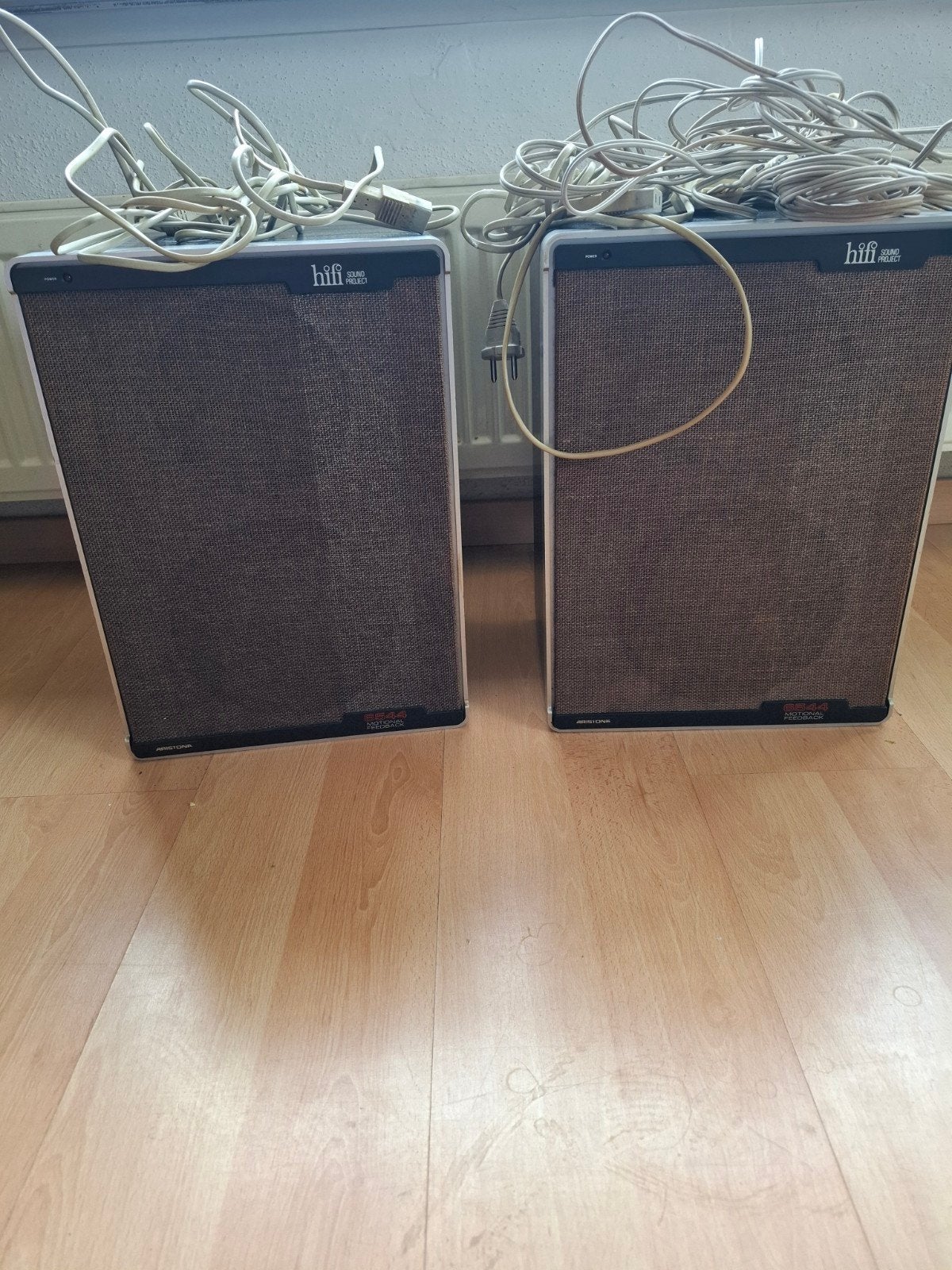 Vintage Hifi 2000 Stereo Speakers - Gebruikt, Audio, Tv en Foto, Stereo speakers, Gebruikt, Inclusief kabels, Minder dan 60 watt