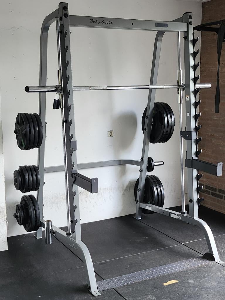 Body Solid Smith machine, Ophalen, Gebruikt, Krachtstation, Metaal