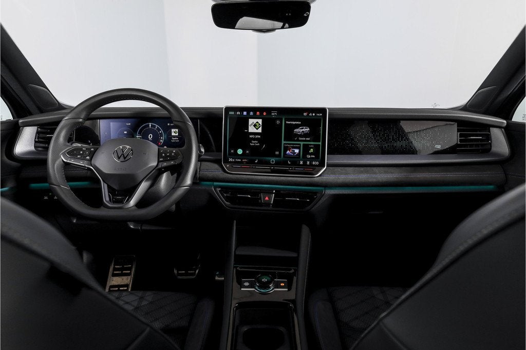 Volkswagen Tayron 1.5 eHybrid 272 PK R-Line Edition | Black, Auto's, Volkswagen, 12 maanden, Stof, 4 cilinders, 1848 kg