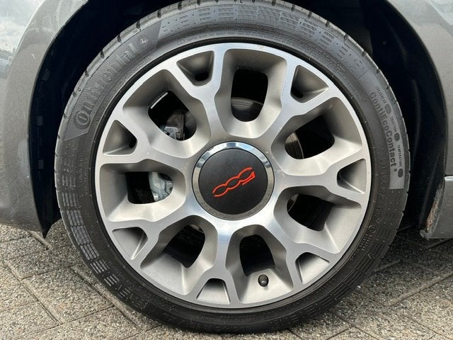 Fiat 500 0.9 Turbo 500S GQ *leder *stoelverw. *p-sensor, Auto's, Fiat, Voorwielaandrijving, Gebruikt, Zwart, 905 kg
