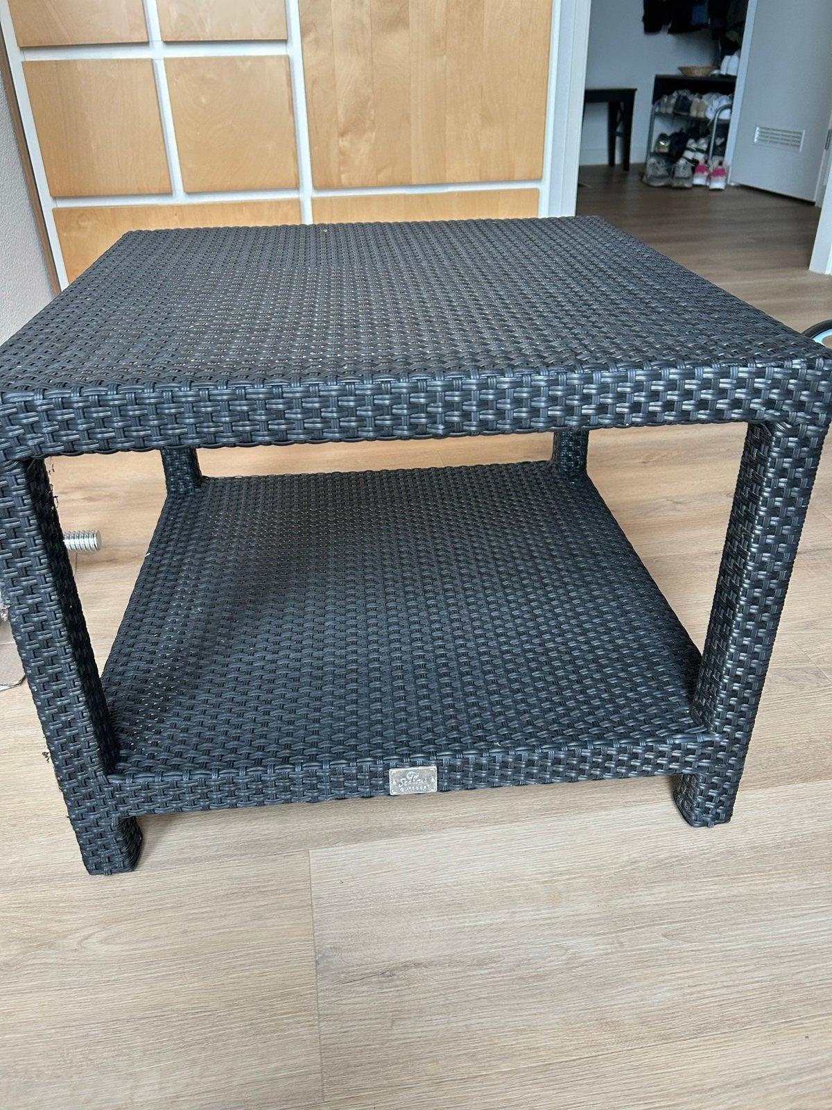 CLP Monaco Salontafel - Kunststof - Donkergrijs 60x60 cm, Ophalen, Kunststof, Vierkant, 50 tot 100 cm