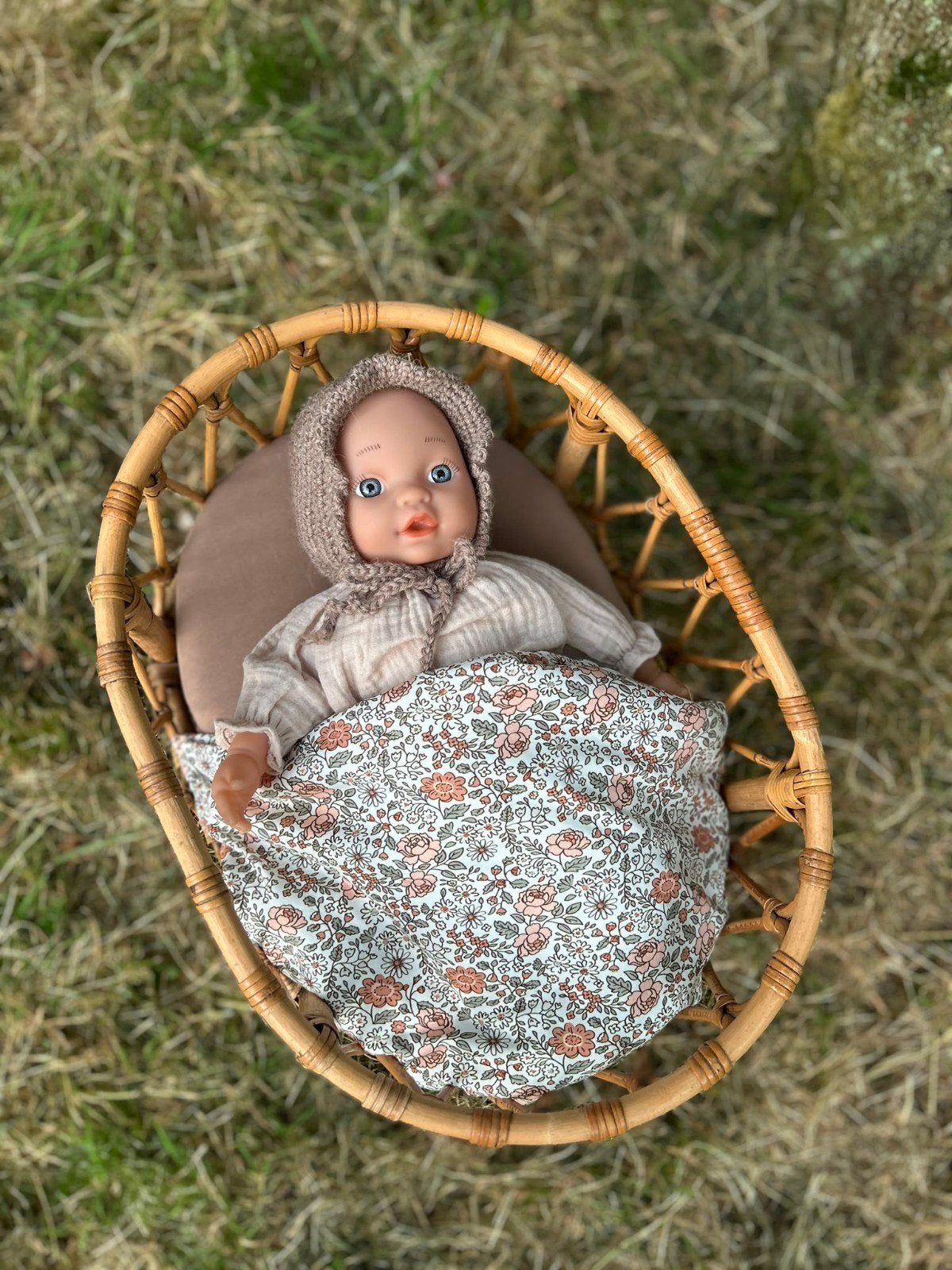 Poppen rotanwiegje nieuw!, Ophalen of Verzenden, Nieuw, Babypop
