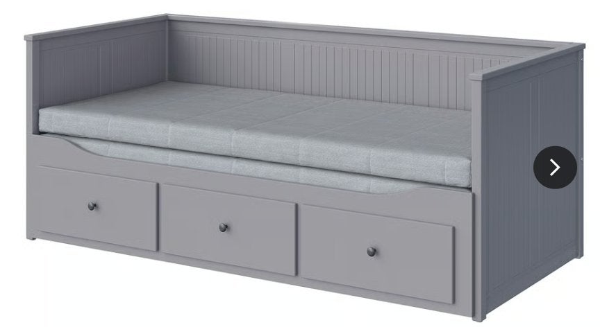 bedden, Ophalen, Zo goed als nieuw, 200 cm, Grijs