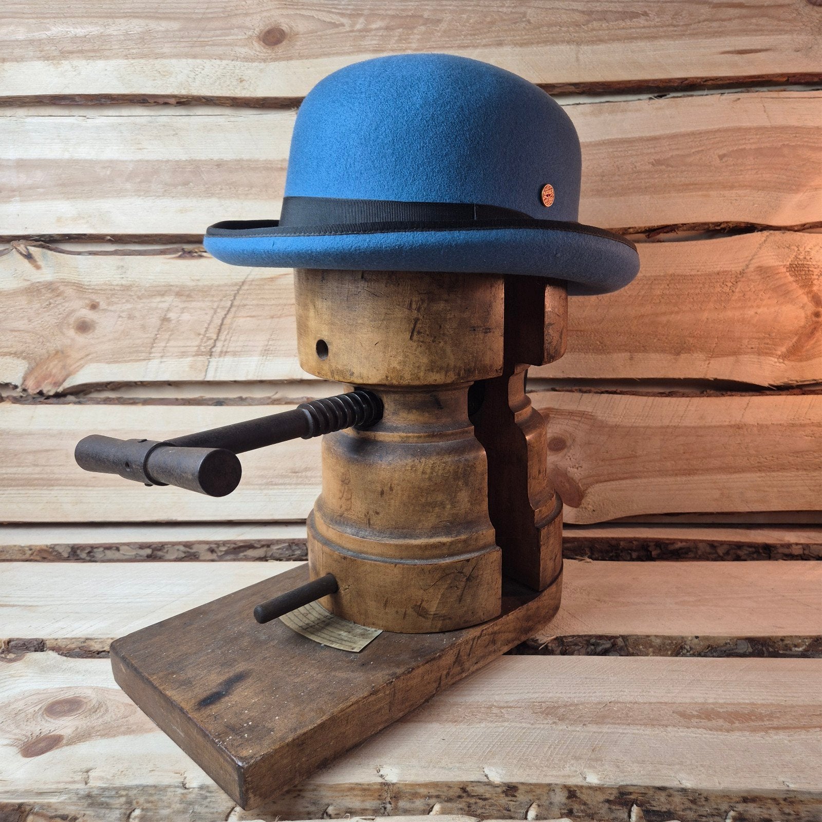 Mayser Bowler Hat - Sea Blue / Turqoise - size 58 - Classic, Nieuw, Ophalen of Verzenden, 58 of 59 cm (L, 7¼ of ⅜ inch), Hoed