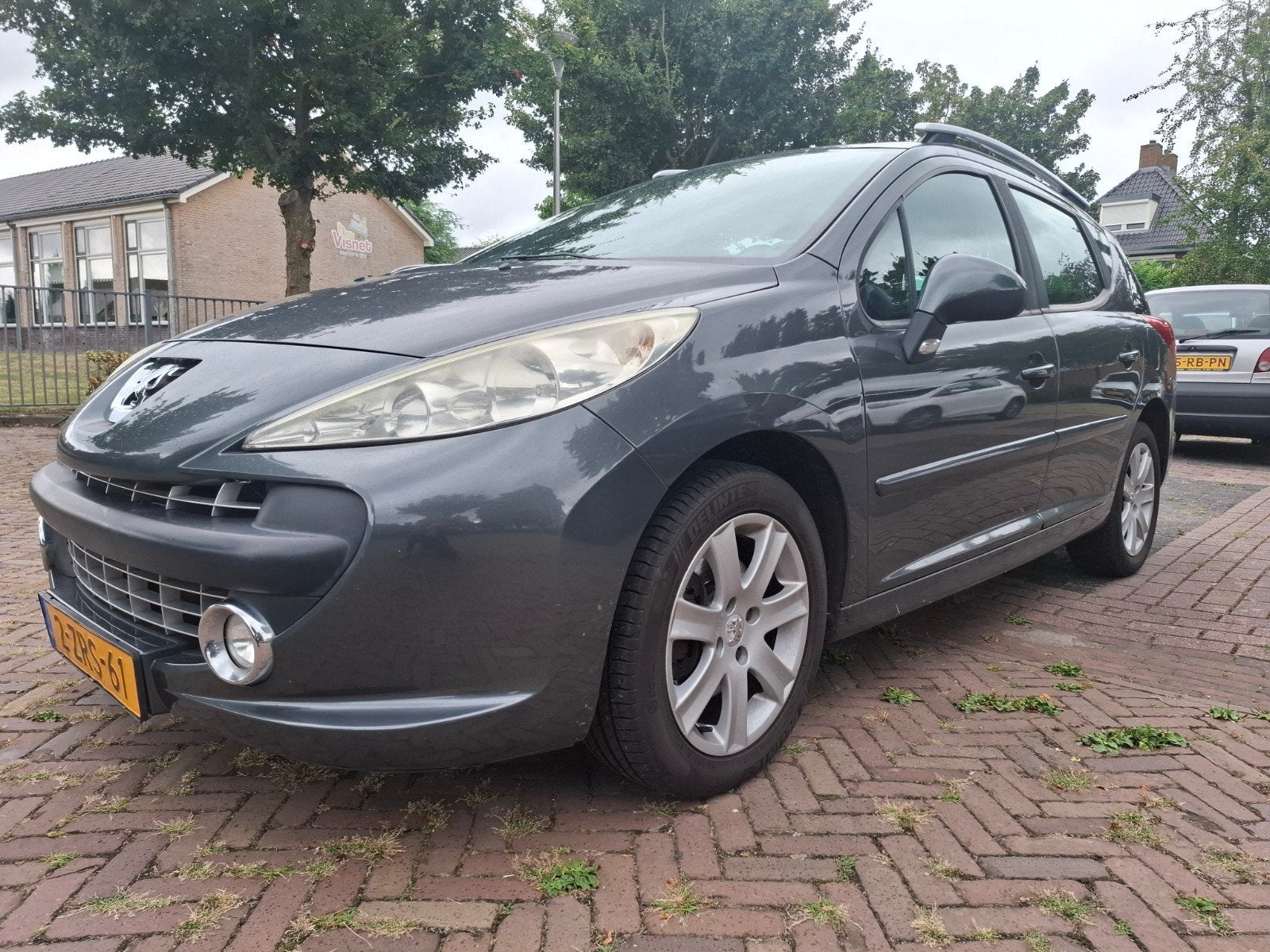 Peugeot 207 1.6 16V SW Outdoor 2008 Grijs, Voorwielaandrijving, Stof, 4 cilinders, 1202 kg