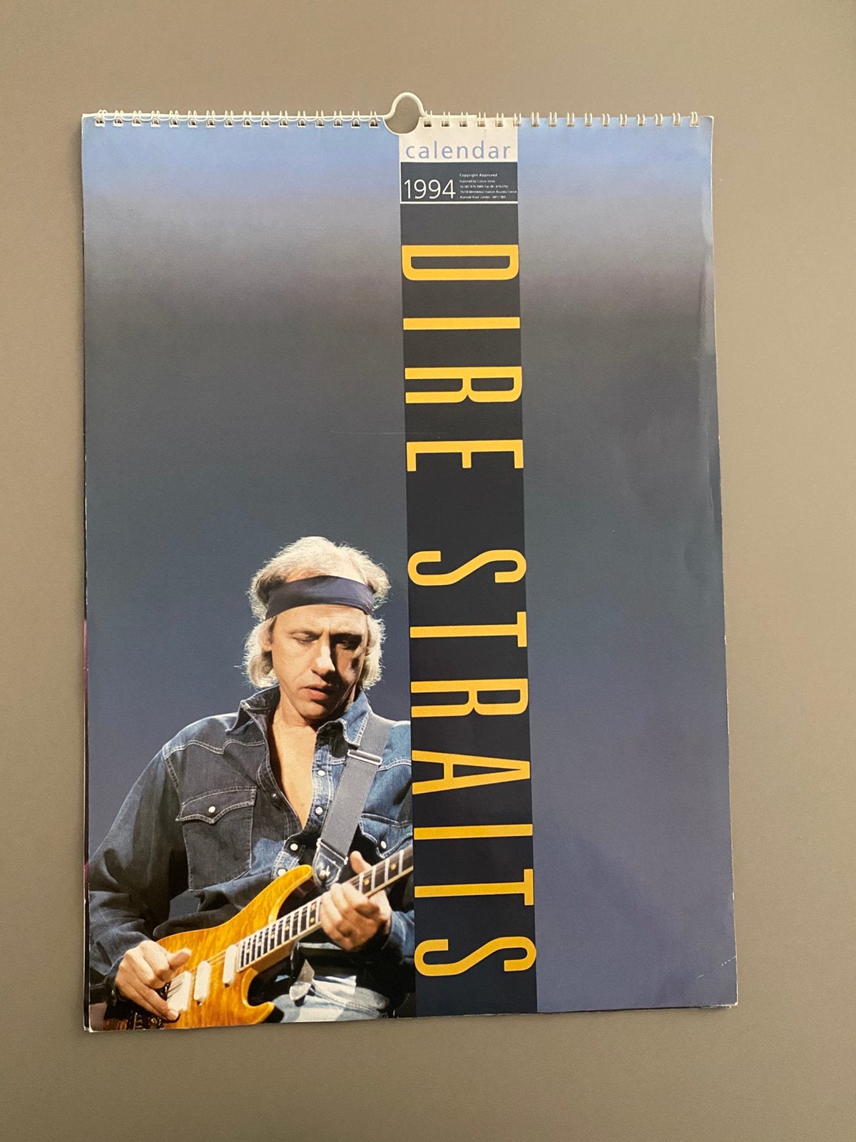 Dire Straits, Diversen, Kalenders, Ophalen of Verzenden, Maandkalender