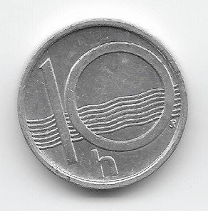 Tsjechië 10 haleru 1998 (b) KM# 6, Verzenden, Overige landen, Losse munt