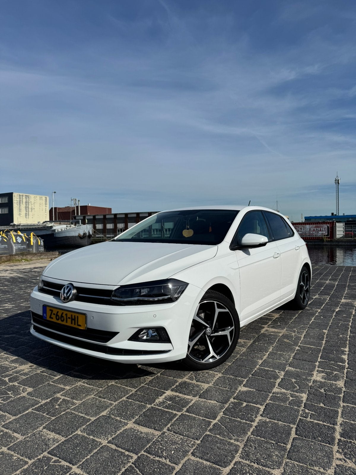 Volkswagen Polo 1.0 TSI 95pk 2018 Wit 106288 km, Voorwielaandrijving, 40 €/maand, Wit, Handgeschakeld