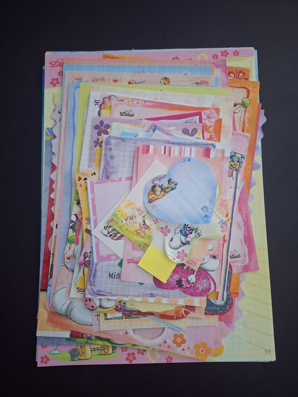 Diddl blaadjes pakket (1), Verzamelen, Ophalen of Verzenden, Diddl, Zo goed als nieuw, Papier, Kaart of Schrift