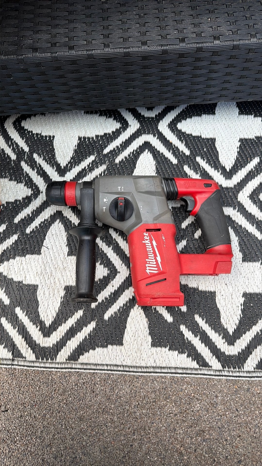 Milwaukee M18 CHX 502X Boorhamer, 600 watt of meer, Ophalen of Verzenden, Variabele snelheid, Zo goed als nieuw