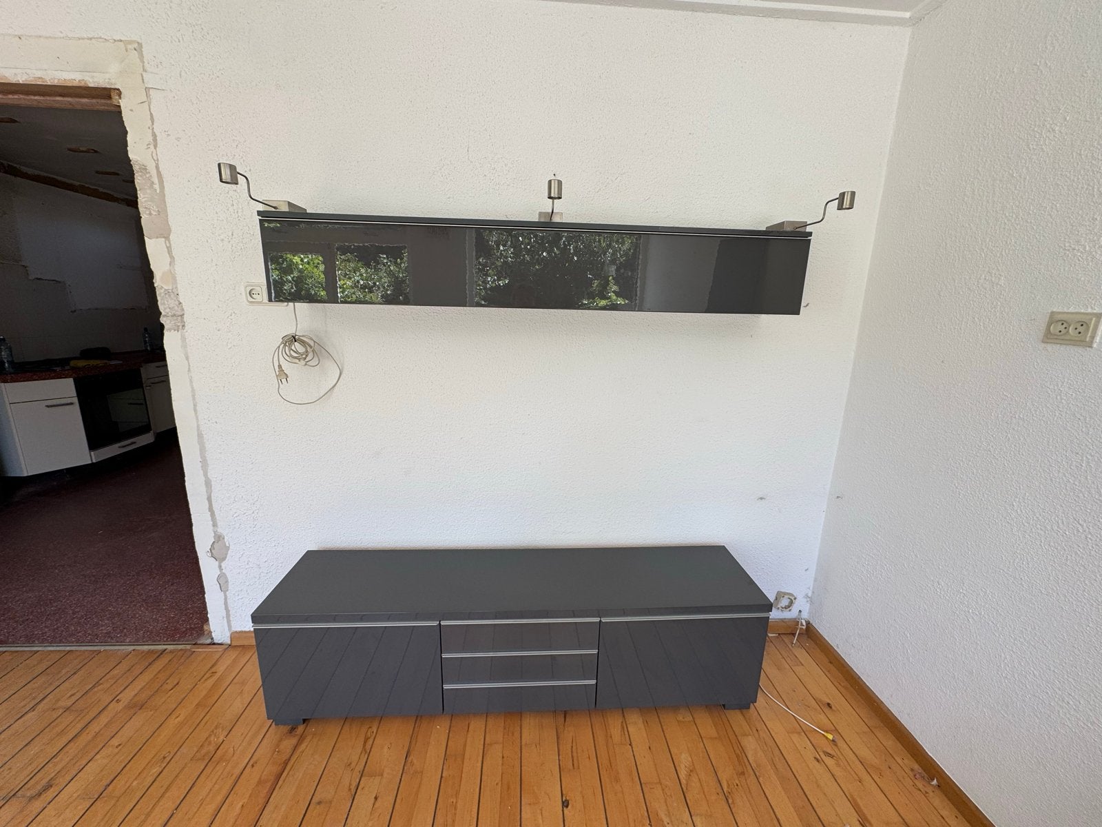 Ikea besta set van 2 kasten: Grote kast en kleine wandkast, Ophalen, Overige materialen, Gebruikt, 150 tot 200 cm