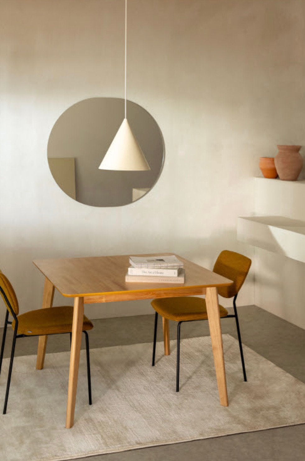 Sklum vierkant eettafel hout 100cm*100cm Kerhen 75cm hoog, Ophalen, 50 tot 100 cm, Boho, Vierkant