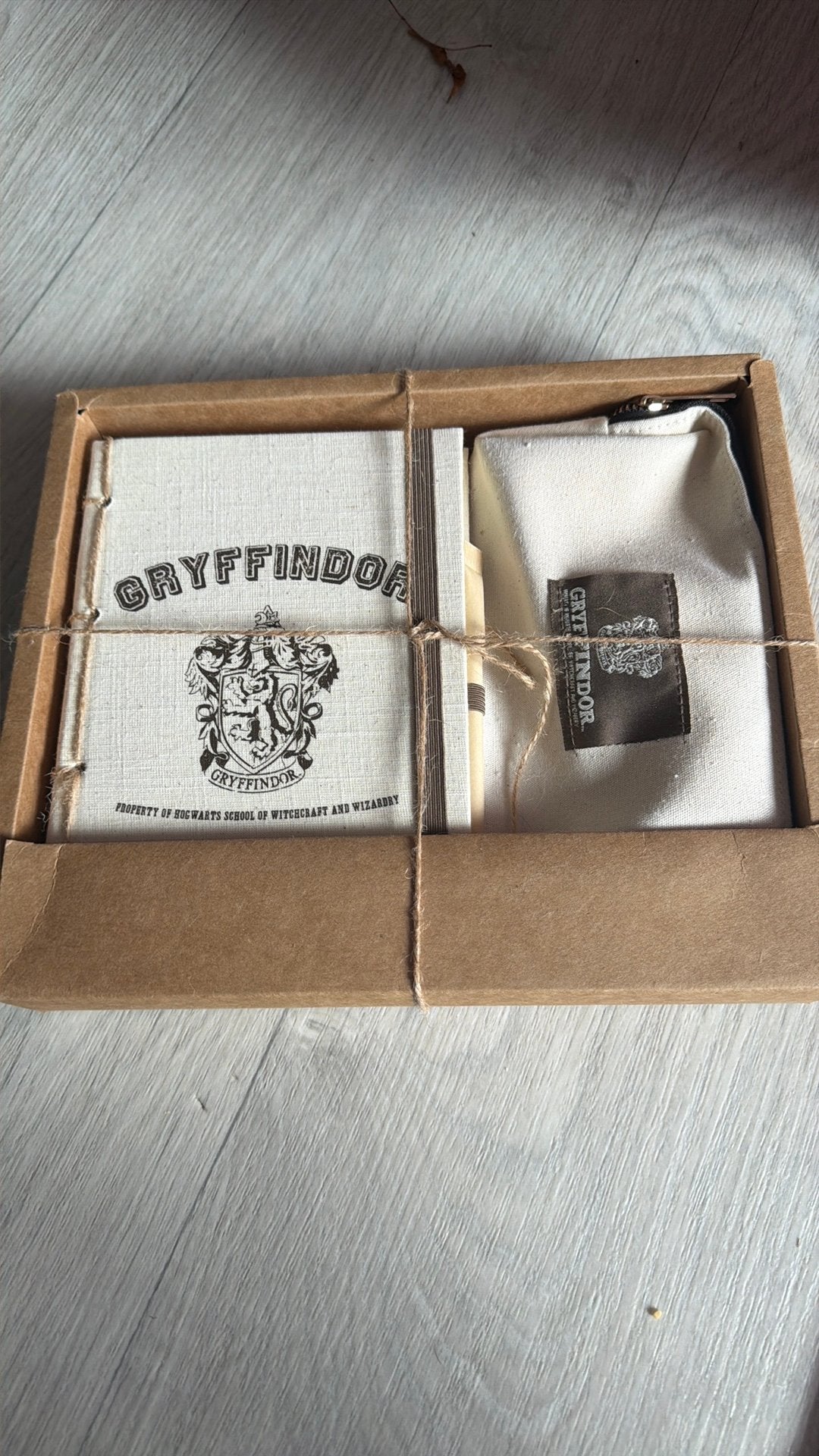 Harry potter schrift en etui, Verzenden, Zo goed als nieuw, Overige typen