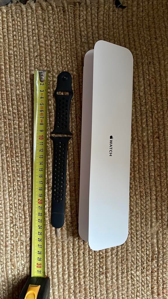 Apple watch polsband, Ophalen of Verzenden, Zo goed als nieuw, Zwart, IOS