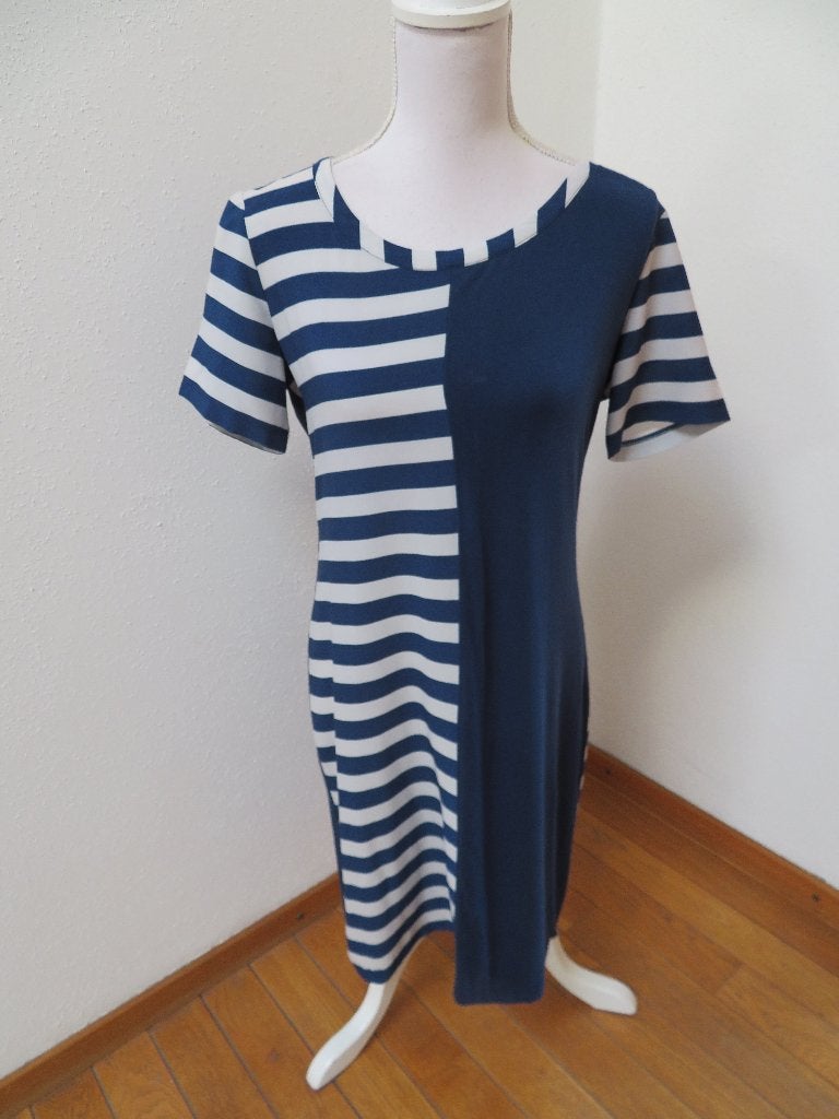 Z10 FORNARINA jurk blauw wit maat S 36, Blauw, Fornarina, Ophalen of Verzenden, Zo goed als nieuw